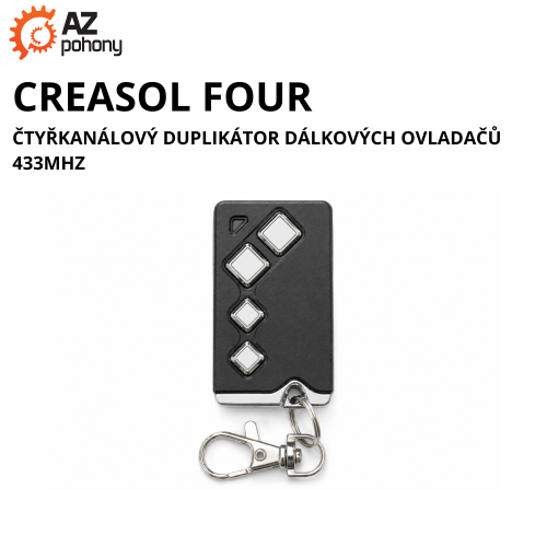 CREASOL FOUR - čtyřkanálový duplikátor dálkových ovladačů 433MHz